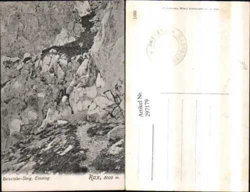 297179,Rax Reißtaler-Steig Einstieg b. Reichenau