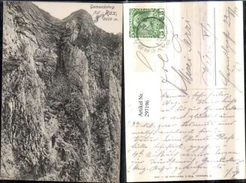 297196,Raxalpe Gamsecksteig b. Reichenau