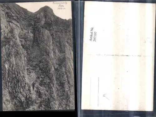 297197,Raxalpe Gamsecksteig b. Reichenau