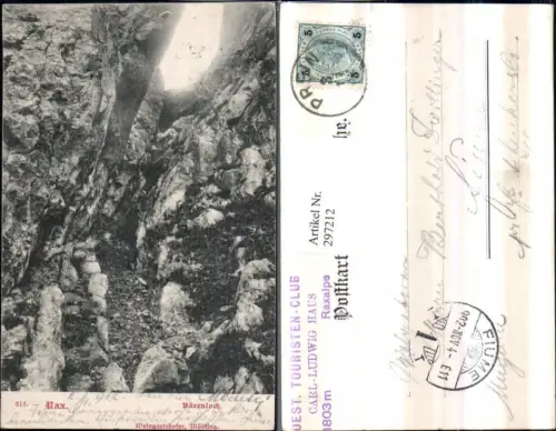 297212,Rax Bärenloch Partie b. Reichenau