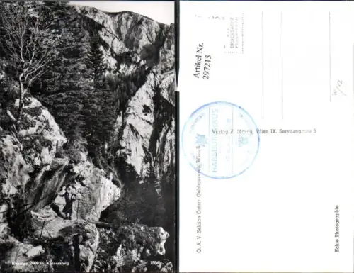 297215,Raxalpe Kaisersteig Partie Bergkulisse b. Reichenau