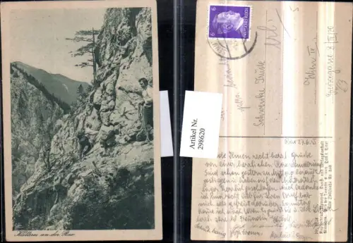 298620,Kletterei an d. Rax b. Reichenau Partie Bergsteiger