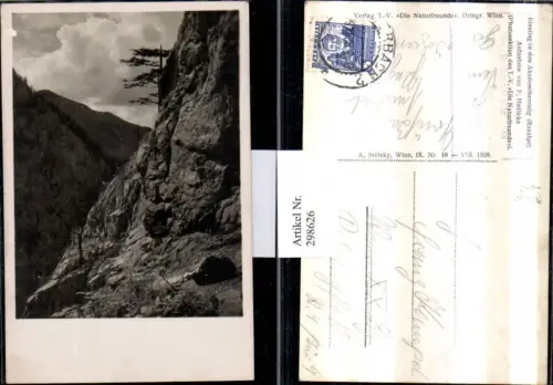 298626,Rax Einstieg in d. Akademikersteig b. Reichenau Partie