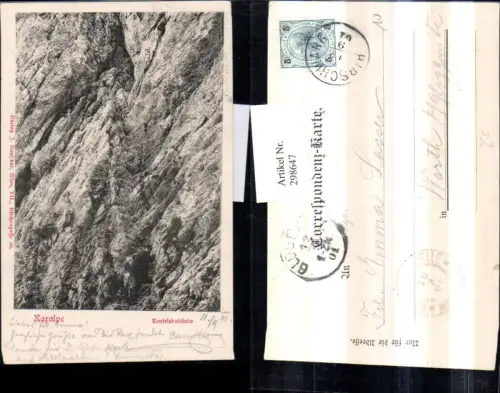 298647,Raxalpe Teufelsbadstube b. Reichenau Bergsteiger