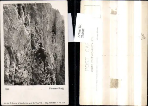 298808,Rax Zimmer-Steig Felswand b. Reichenau Kletterer Bergsteiger pub Freytag e Berndt 231
