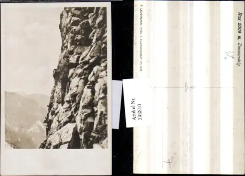 298810,Rax Zimmersteig Feldwand b. Reichenau Bergsteiger Kletterer