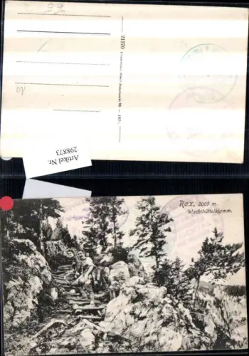 298873,Rax Wachthüttelklamm Wachthüttelkamm Partie b. Reichenau