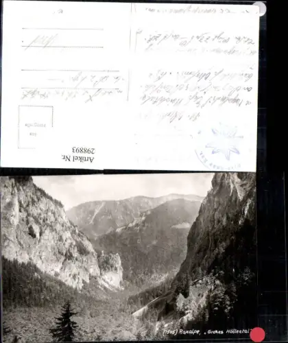 298893,Raxalpe Großes Höllental Bergkulisse b. Schwarzau Reichenau
