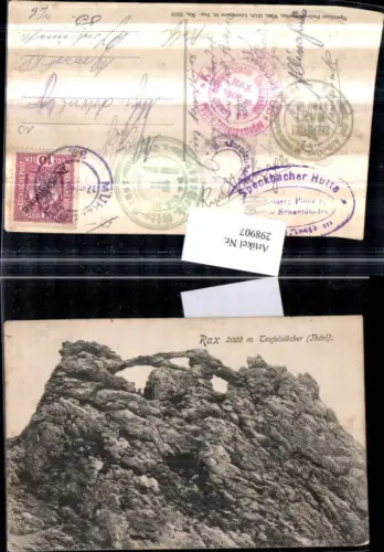 298907,Rax Thörl Törl Teufelslöcher b. Reichenau