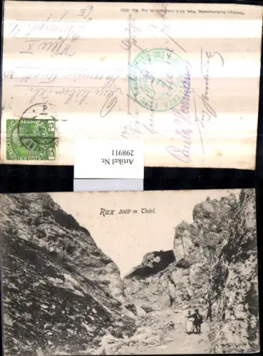 298911,Rax Thörl Törl Partie b. Reichenau pub Sperling 3375
