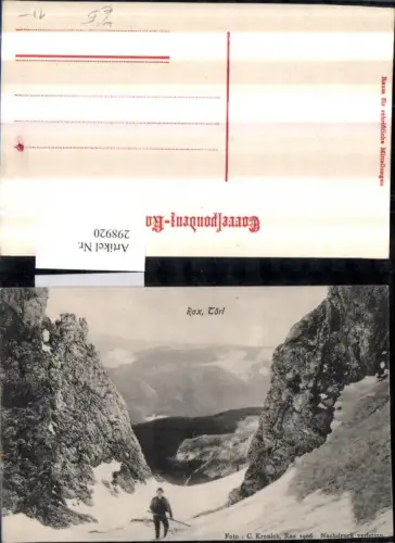 298920,Rax Törl m. Teufelslöcher Bergkulisse b. Reichenau