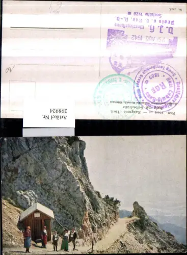 298924,Rax Raxgmoa Törl Steig m. Gelberhütte b. Reichenau