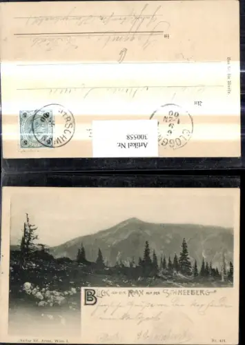 300558,Blick v. d. Rax a. d. Schneeberg Reichenau Hirschwang