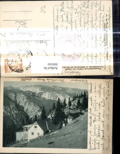 300569,Baumgartnerhaus a. Hochschneeberg Reichenau a. d. Rax Puchberg