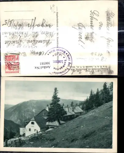 300581,Baumgartnerhaus a. Hochschneeberg Reichenau a. d. Rax Puchberg