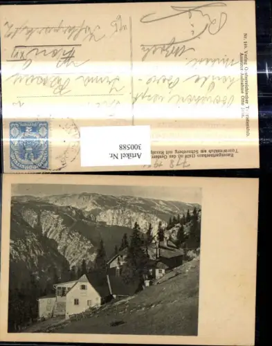 300588,Baumgartnerhaus a. Hochschneeberg Reichenau a. d. Rax Puchberg Raxalpe