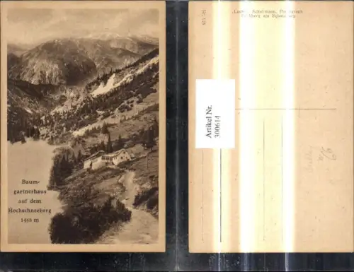 300614,Baumgartnerhaus a. Hochschneeberg Reichenau a. d. Rax Puchberg Raxalpe