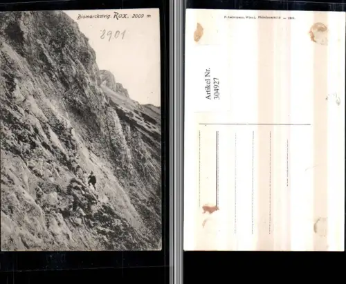 304927,Rax Bismarcksteig b. Prein Bergsteiger