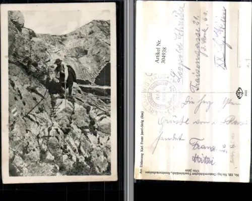 304938,Rax Am Erzherzog Karl Franz Josef-Steig b. Prein Bergkulisse Bergsteiger