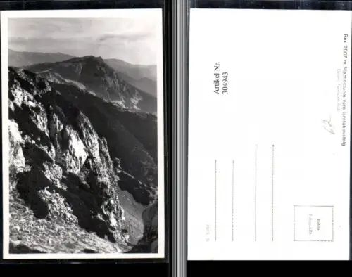 304943,Rax Martinsturm vom Gretchensteig b. Prein Reichenau Bergkulisse