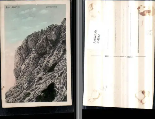 304952,Rax Gretchensteig b. Prein Reichenau