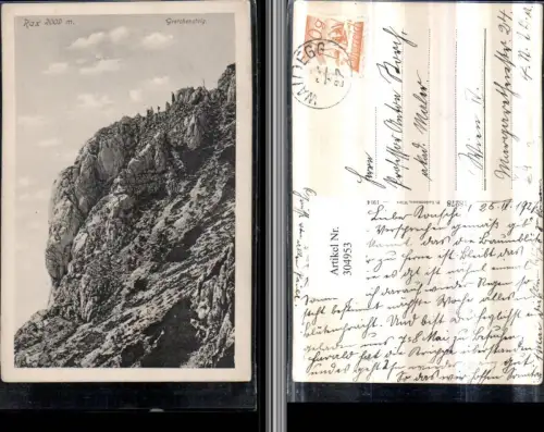 304953,Rax Gretchensteig b. Prein Reichenau