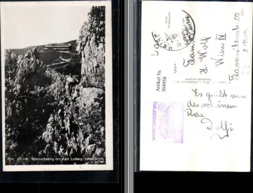 304958,Rax Bismarcksteig m. Karl Ludwig-Haus b. Prein
