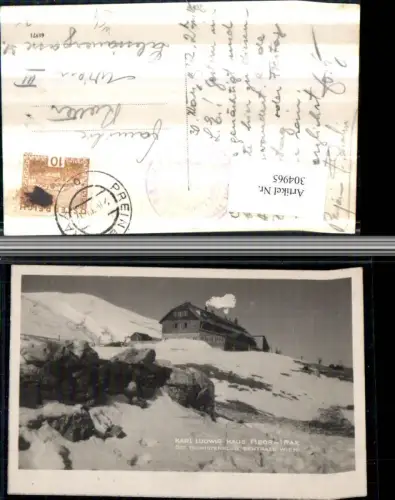 304965,Rax Karl Ludwig-Haus Berghütte b. Prein Winterbild