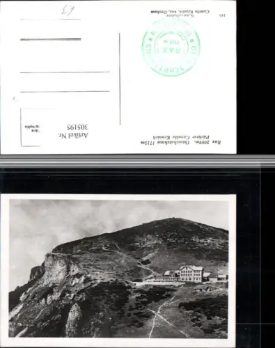 305195,Rax Otto-Schutzhaus Berghütte b. Reichenau