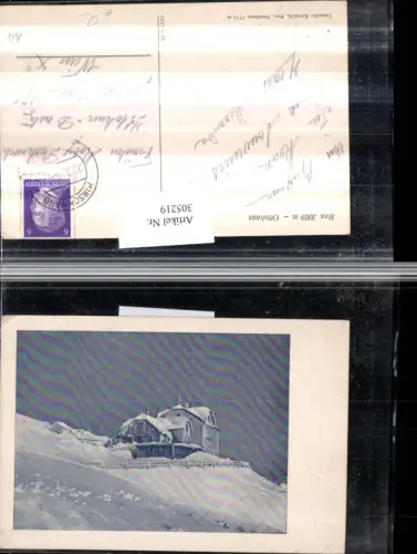 305219,Rax Ottohaus Berghütte b. Reichenau Winterbild