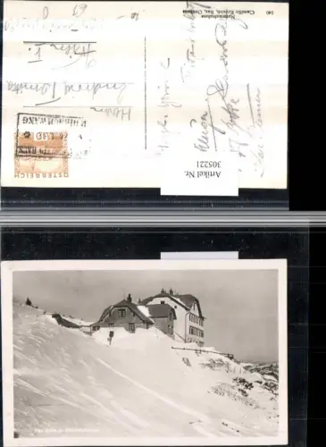 305221,Rax Otto-Schutzhaus Berghütte b. Reichenau Winterbild