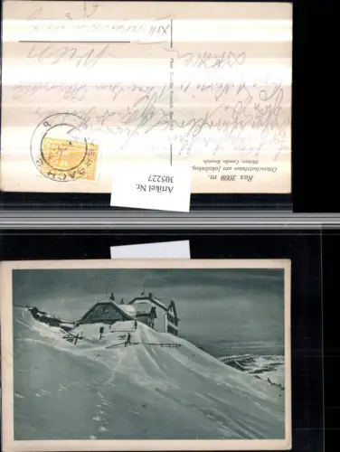 305227,Rax Otto-Schutzhaus Berghütte am Jakobskogel b. Reichenau Winterbild