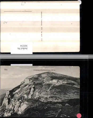 305234,Rax Erzherzog Otto-Schutzhaus Berghütte b. Reichenau
