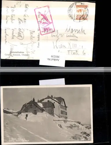 305239,Rax Otto-Schutzhaus Berghütte b. Reichenau Winterbild
