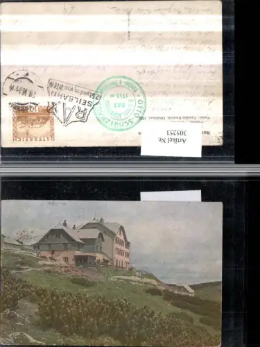 305253,Rax Otto-Schutzhaus Berghütte b. Reichenau