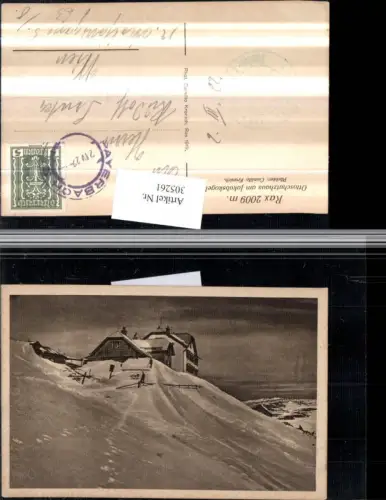 305261,Rax Otto-Schutzhaus Berghütte am Jakobskogel b. Reichenau Winterbild