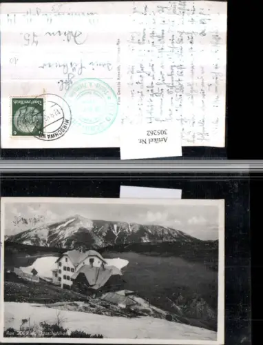 305262,Rax Otto-Schutzhaus Berghütte b. Reichenau Bergkulisse