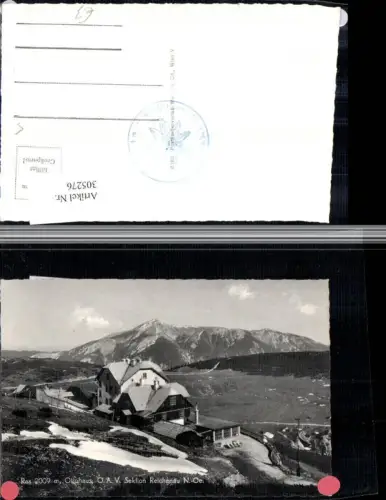 305276,Rax Ottohaus Berghütte b. Reichenau Bergkulisse