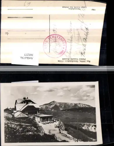 305277,Rax Otto-Schutzhaus Berghütte b. Reichenau Bergkulisse