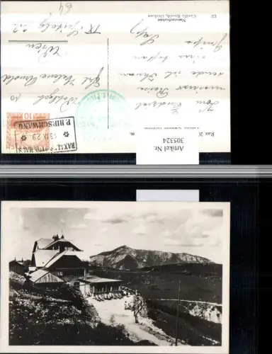 305324,Rax Otto-Schutzhaus Berghütte b. Reichenau Bergkulisse