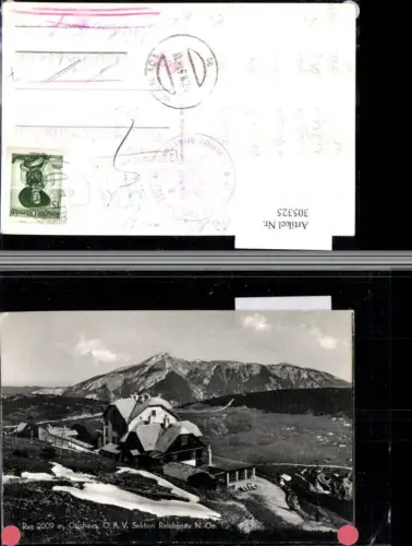 305325,Rax Ottohaus Berghütte b. Reichenau Bergkulisse
