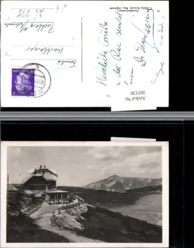 305330,Rax Otto-Schutzhaus Berghütte b. Reichenau Bergkulisse