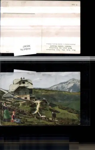 305367,Rax Erzherzog Otto-Schutzhaus Berghütte geg. Schneeberg b. Reichenau Bergkulisse