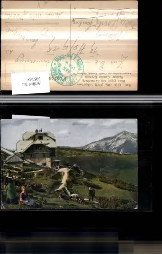 305368,Rax Erzherzog Otto-Schutzhaus Berghütte geg. Schneeberg b. Reichenau Bergkulisse
