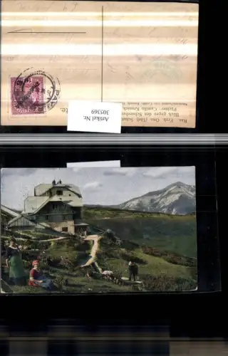 305369,Rax Erzherzog Otto-Schutzhaus Berghütte geg. Schneeberg b. Reichenau Bergkulisse
