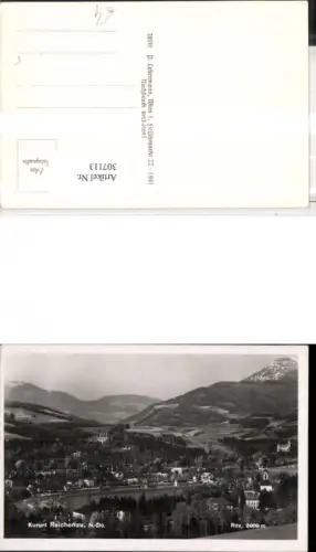 307113,Reichenau an d. Rax Totale Bergkulisse