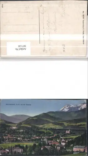 307120,Reichenau Totale m. Raxalpe Bergkulisse