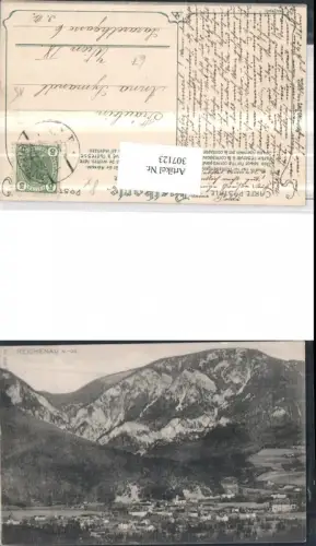 307123,Reichenau an d. Rax Totale Bergkulisse