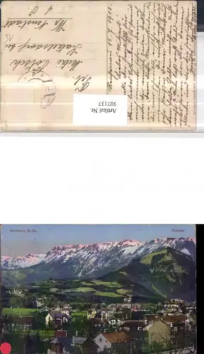 307137,Reichenau Teilansicht m. Raxalpe Bergkulisse