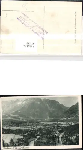 307154,Reichenau Totale m. Raxalpe Bergkulisse Buchhandlung Anna Anderle Payerbach Stempel